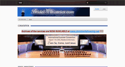 Desktop Screenshot of brideministries.com